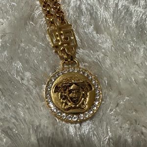 Versace Medusa necklace